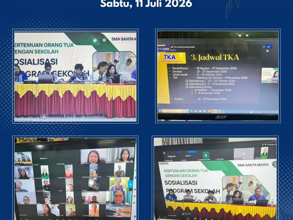 Sosialisasi Program Sekolah Via Zoom Kepada Orang Tua Siswa Kelas XII TP 2026/2027