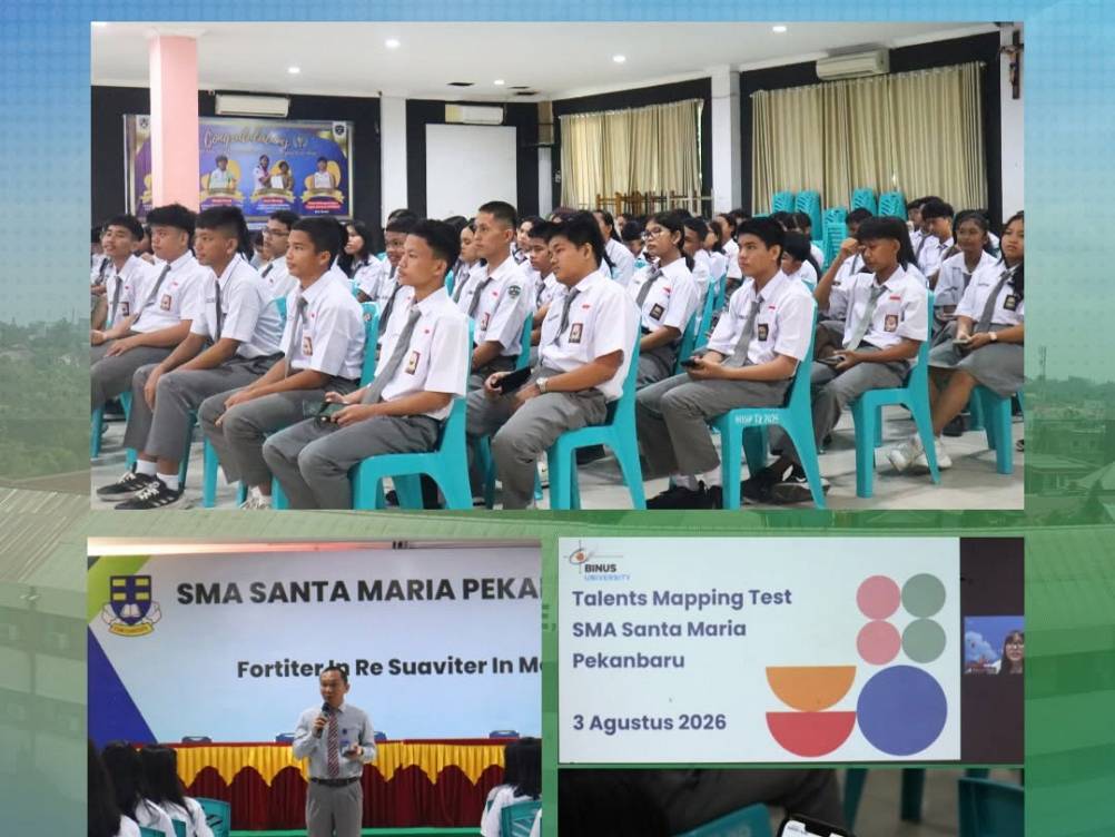 Talents Mapping Kelas X SMA Santa Maria Pekanbaru 2026