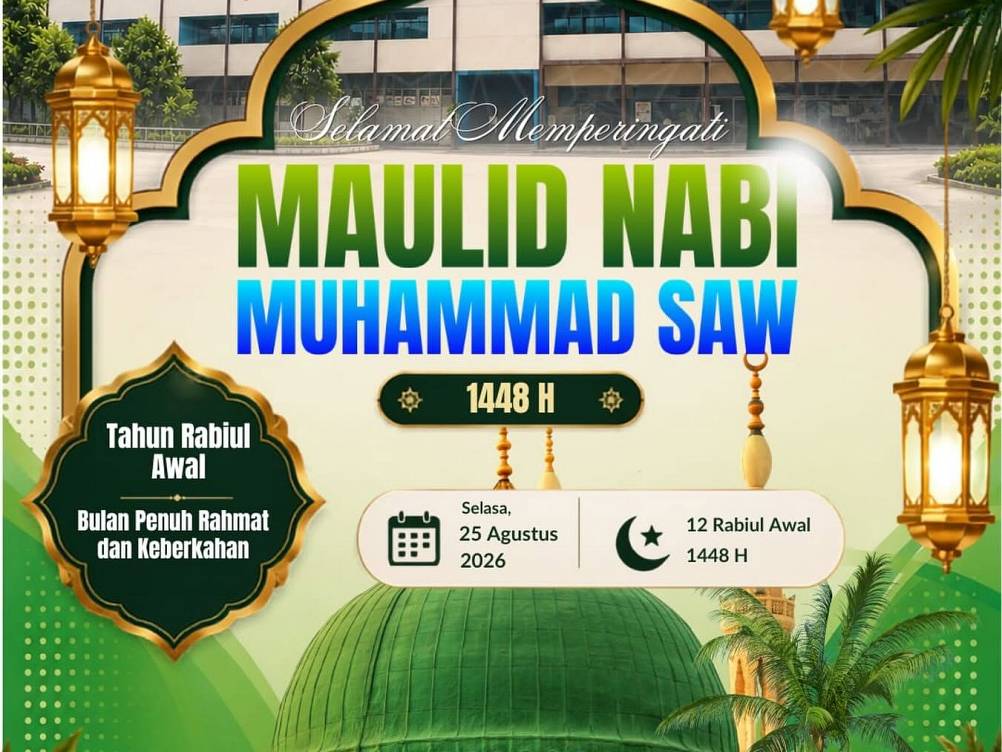 SMA Santa Maria Pekanbaru mengucapkan Selamat Memperingati Maulid Nabi Muhammad SAW 1448 H