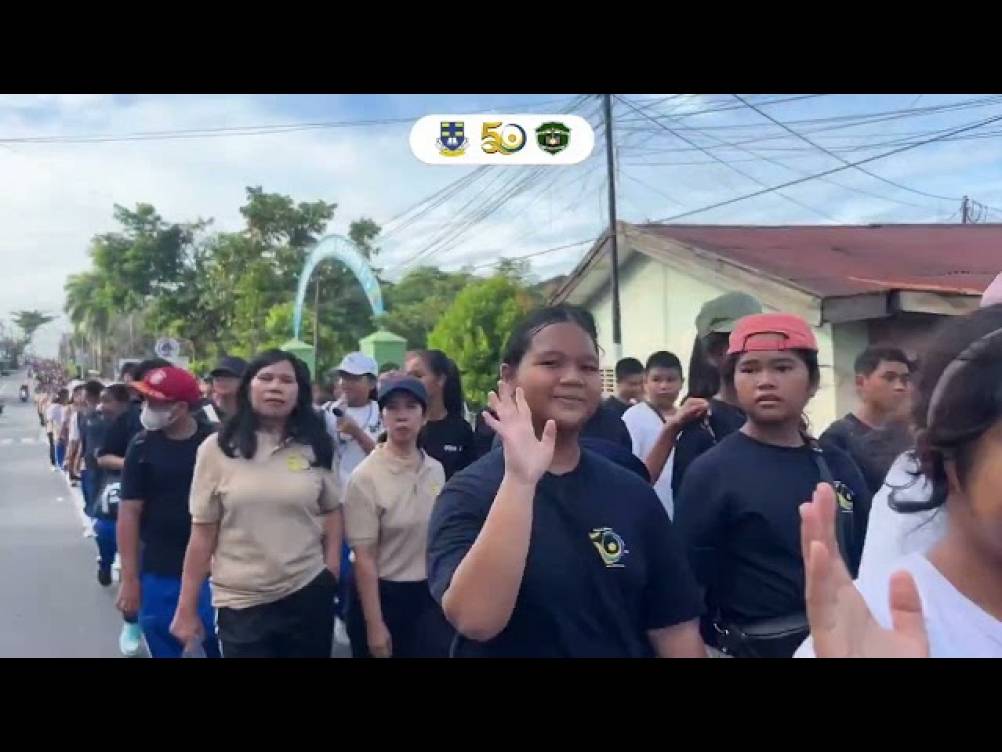 Fun Walk Dalam Rangka Pesta Emas 50 Tahun SMA Santa Maria Pekanbaru