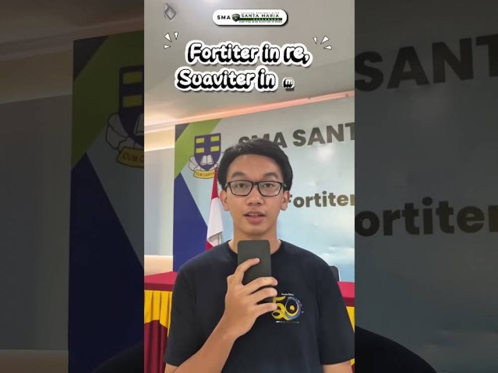 H-1 Trilogi Angkatan 49 SMA Santa Maria Pekanbaru