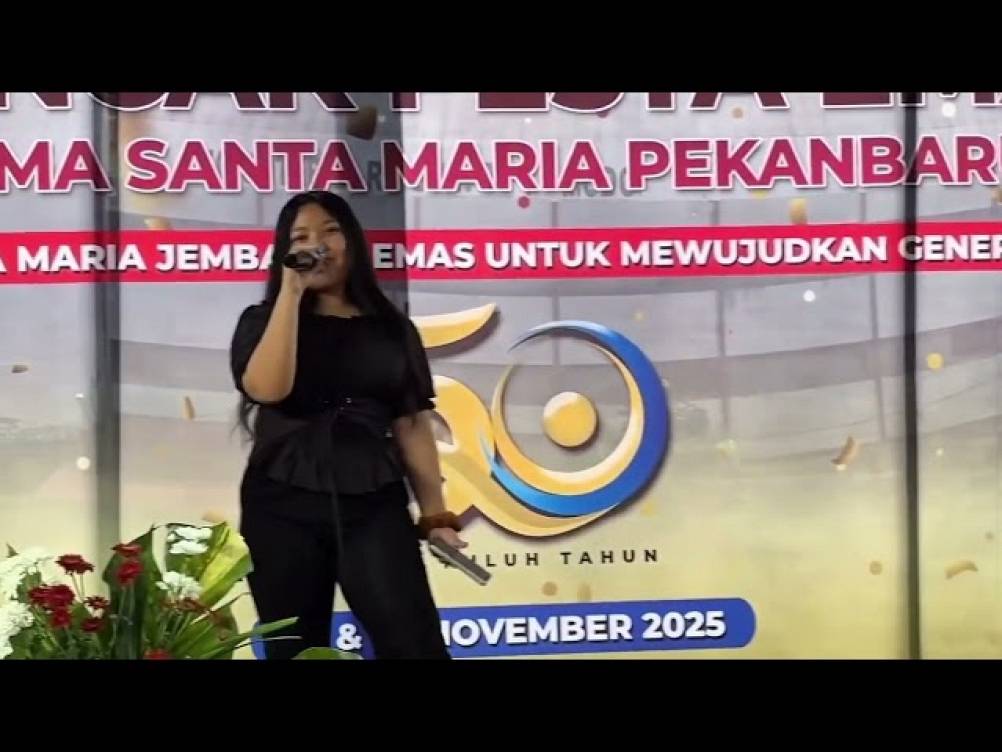 Pentas Seni dan Pohon Harapan di Dome - SMA Santa Maria Pekanbaru 2025