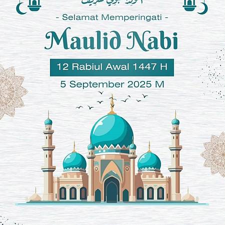 SMA Santa Maria Pekanbaru mengucapkan Selamat memperingati Maulid Nabi Muhammad SAW 1447 H