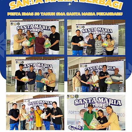 Santa Maria Berbagi dalam Rangka Pesta Emas 50 Tahun