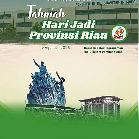 Tahniah Hari Jadi Provinsi Riau Ke-69 Tahun