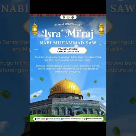 Selamat Memperingati Isra Miraj Nabi Muhammad SAW