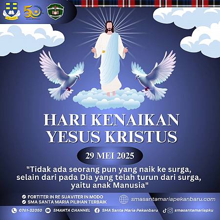 Selamat Merayakan Hari Raya Kenaikan Yesus Kristus